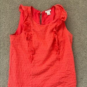 JCREW  Coral Sleeveless Top